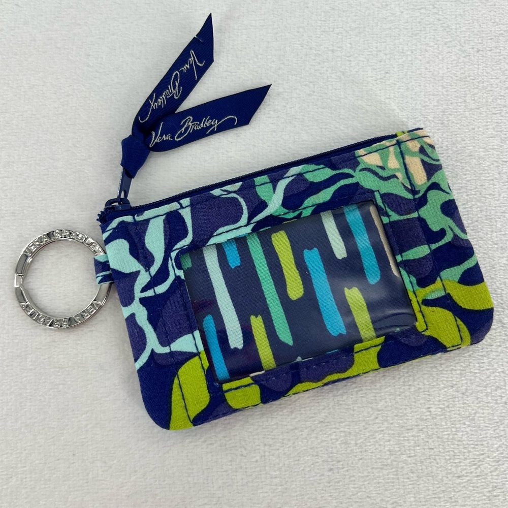 Vera Bradley Katalina Blues Zip ID Case